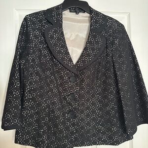 Vintage Nipon Boutique Lace Evening Suit